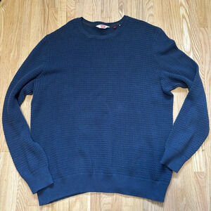 Hudson North | 100% Cotton  Mens Cable Knit Crewneck Sweater Size XL